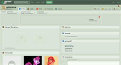 Desktop Screenshot of gotamama.deviantart.com