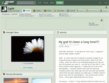Tablet Screenshot of cazw.deviantart.com