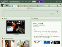 Tablet Screenshot of miggzs.deviantart.com