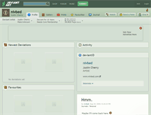 Tablet Screenshot of nivbed.deviantart.com