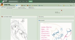 Desktop Screenshot of mega-fang.deviantart.com