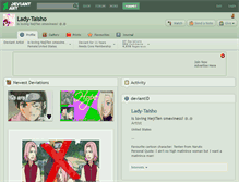 Tablet Screenshot of lady-taisho.deviantart.com