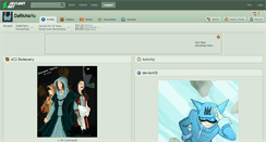 Desktop Screenshot of darkmayu.deviantart.com