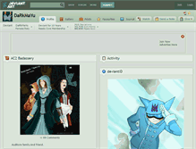 Tablet Screenshot of darkmayu.deviantart.com