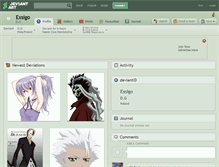 Tablet Screenshot of exsigo.deviantart.com