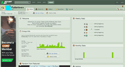 Desktop Screenshot of flutterlove.deviantart.com
