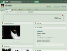 Tablet Screenshot of infinity93.deviantart.com