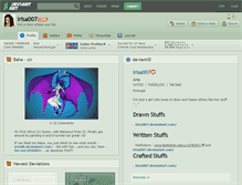 Tablet Screenshot of irisa007.deviantart.com
