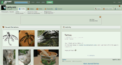 Desktop Screenshot of lankyjulz.deviantart.com