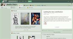 Desktop Screenshot of beautiful-villains.deviantart.com