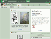 Tablet Screenshot of beautiful-villains.deviantart.com