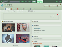 Tablet Screenshot of mr-kingdes.deviantart.com