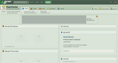 Desktop Screenshot of peachhentai.deviantart.com