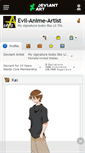 Mobile Screenshot of evil-anime-artist.deviantart.com