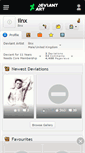 Mobile Screenshot of ilnx.deviantart.com