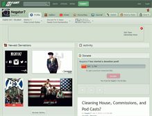 Tablet Screenshot of negator7.deviantart.com