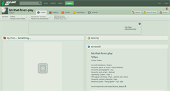Desktop Screenshot of let-that-fever-play.deviantart.com