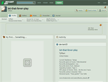 Tablet Screenshot of let-that-fever-play.deviantart.com