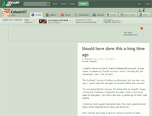 Tablet Screenshot of colours07.deviantart.com