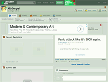 Tablet Screenshot of aki-senpai.deviantart.com