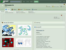 Tablet Screenshot of fishmaster34.deviantart.com