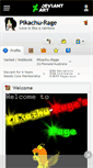 Mobile Screenshot of pikachu-rage.deviantart.com