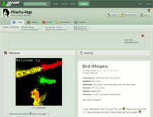 Tablet Screenshot of pikachu-rage.deviantart.com