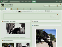 Tablet Screenshot of equusandrea.deviantart.com