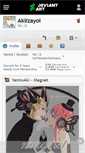 Mobile Screenshot of akiizayoi.deviantart.com