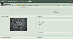 Desktop Screenshot of crystal-owl.deviantart.com