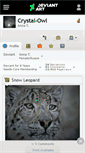 Mobile Screenshot of crystal-owl.deviantart.com