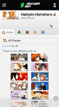 Mobile Screenshot of hairpin-heroine.deviantart.com