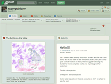 Tablet Screenshot of ncpenguinlover.deviantart.com