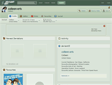 Tablet Screenshot of colleen-eris.deviantart.com