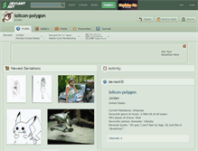 Tablet Screenshot of lolicon-polygon.deviantart.com