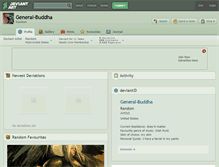 Tablet Screenshot of general-buddha.deviantart.com