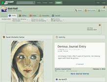 Tablet Screenshot of dust-trail.deviantart.com