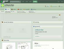Tablet Screenshot of evilkuros-fanc.deviantart.com