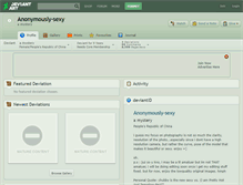 Tablet Screenshot of anonymously-sexy.deviantart.com