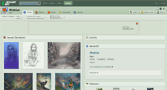 Desktop Screenshot of nheblue.deviantart.com