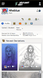 Mobile Screenshot of nheblue.deviantart.com