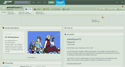 Desktop Screenshot of animeficluver12.deviantart.com