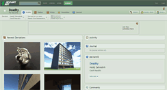 Desktop Screenshot of deadity.deviantart.com