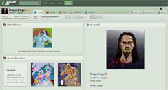 Desktop Screenshot of dragonforge.deviantart.com
