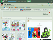 Tablet Screenshot of jose-ramiro.deviantart.com