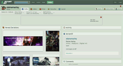 Desktop Screenshot of elainemarley.deviantart.com