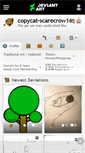 Mobile Screenshot of copycat-scarecrow16.deviantart.com