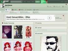 Tablet Screenshot of alanfalcon.deviantart.com