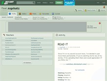 Tablet Screenshot of angelkattz.deviantart.com