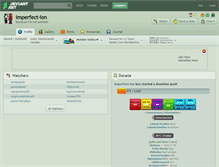 Tablet Screenshot of imperfect-ion.deviantart.com